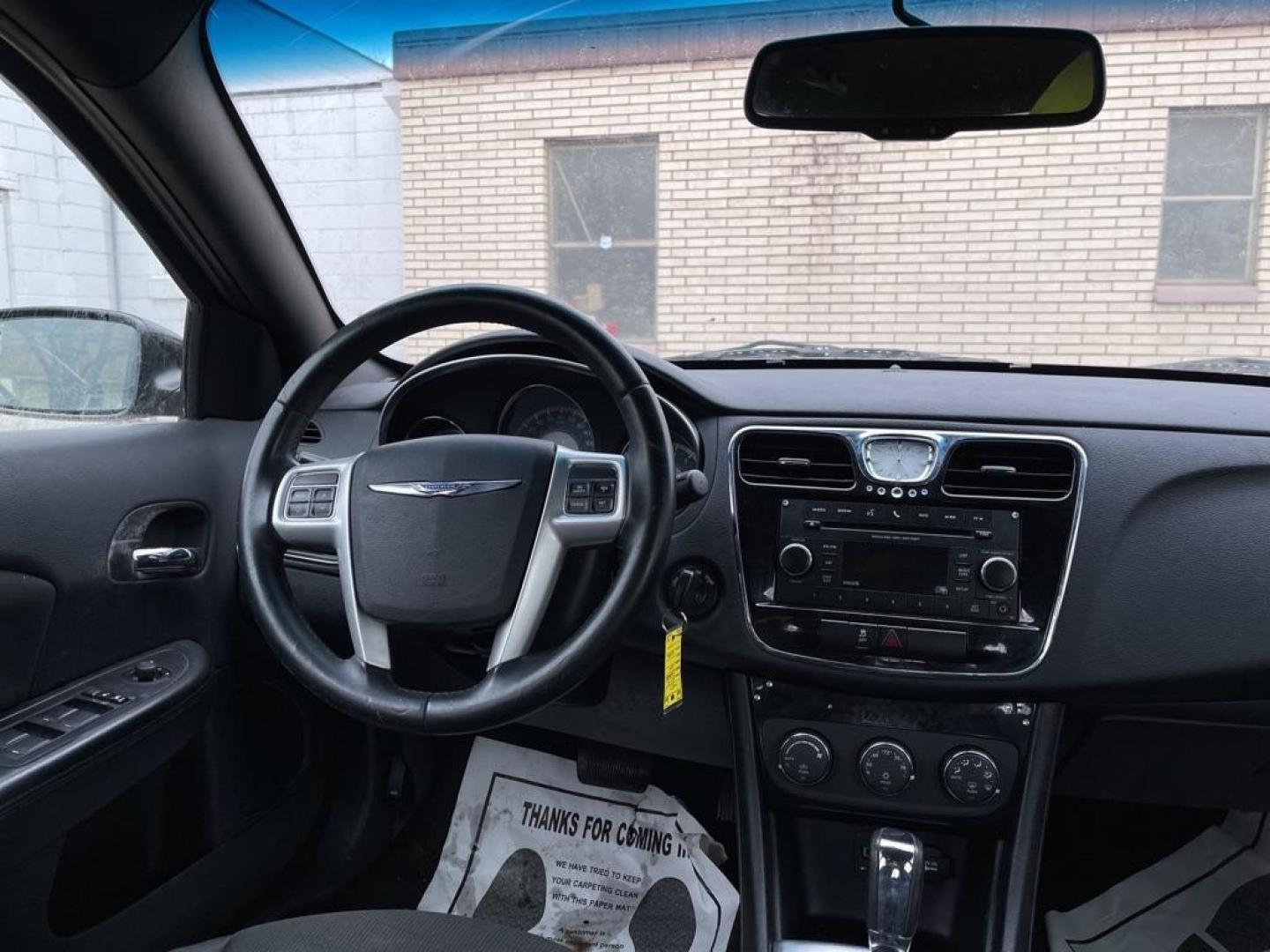 2012 BLACK CHRYSLER 200 TOURING (1C3CCBBBXCN) with an 2.4L engine, Automatic transmission, located at 1708 Broadway, Rockford, IL, 61104, (815) 397-5010, 42.252522, -89.069359 - Photo#5