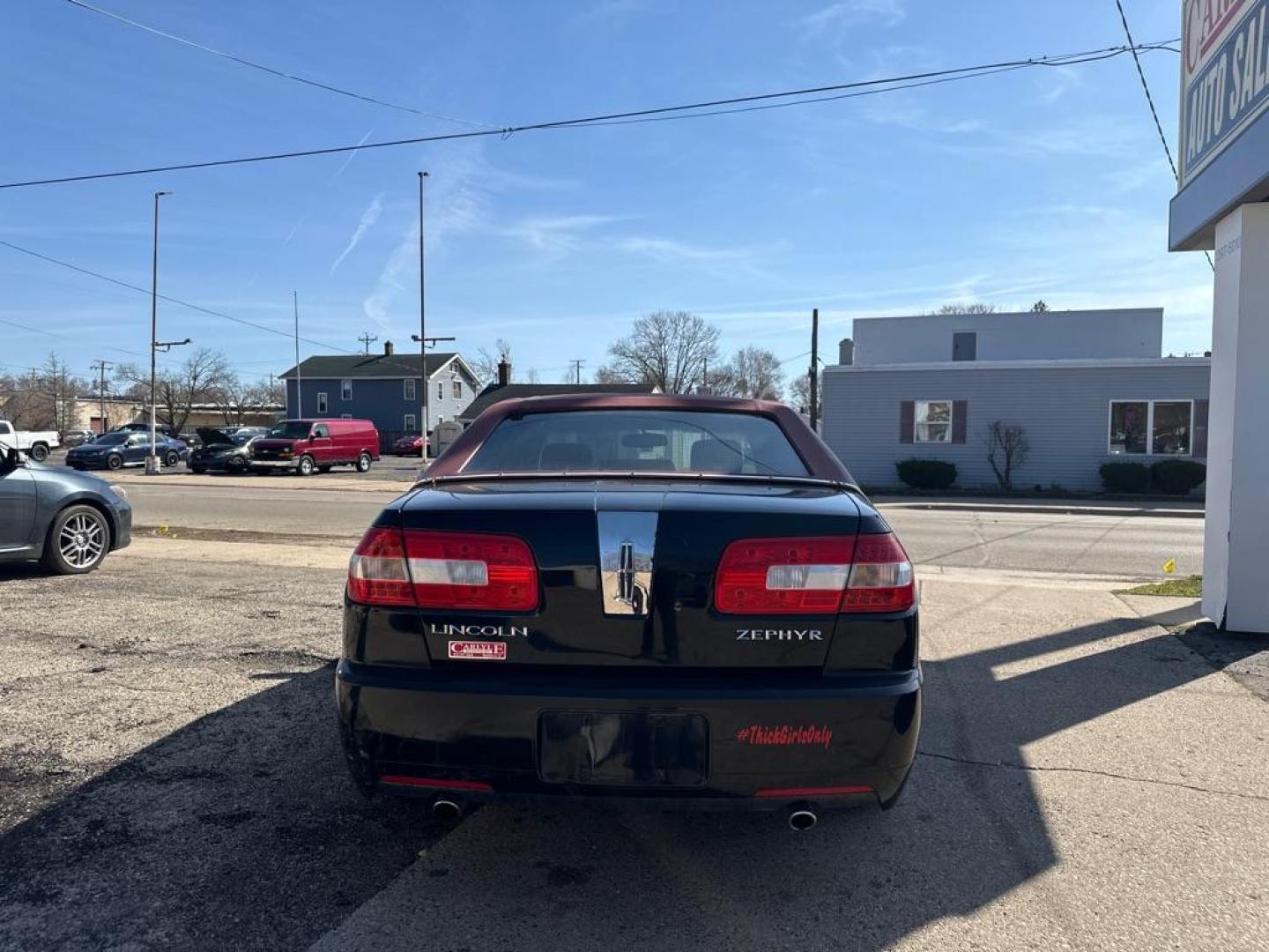 2006 BLACK LINCOLN ZEPHYR (3LNHM26126R) with an 3.0L engine, Automatic transmission, located at 1708 Broadway, Rockford, IL, 61104, (815) 397-5010, 42.252522, -89.069359 - Photo#2