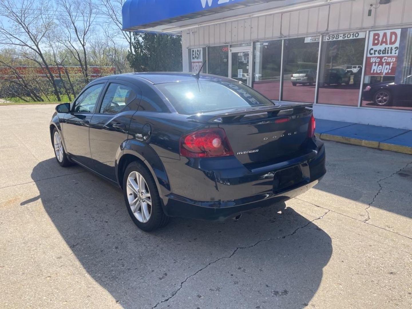 2012 BLACK DODGE AVENGER SXT (1C3CDZEG0CN) with an 3.6L engine, Automatic transmission, located at 1708 Broadway, Rockford, IL, 61104, (815) 397-5010, 42.252522, -89.069359 - Photo#3