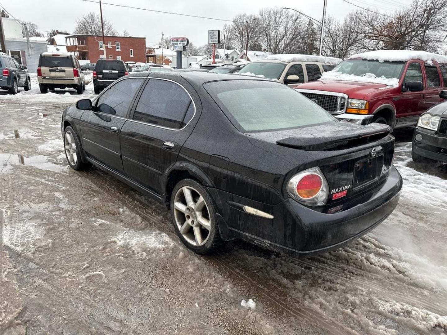 2003 BLACK NISSAN MAXIMA GLE (JN1DA31A53T) with an 3.5L engine, Automatic transmission, located at 1708 Broadway, Rockford, IL, 61104, (815) 397-5010, 42.252522, -89.069359 - Photo#1