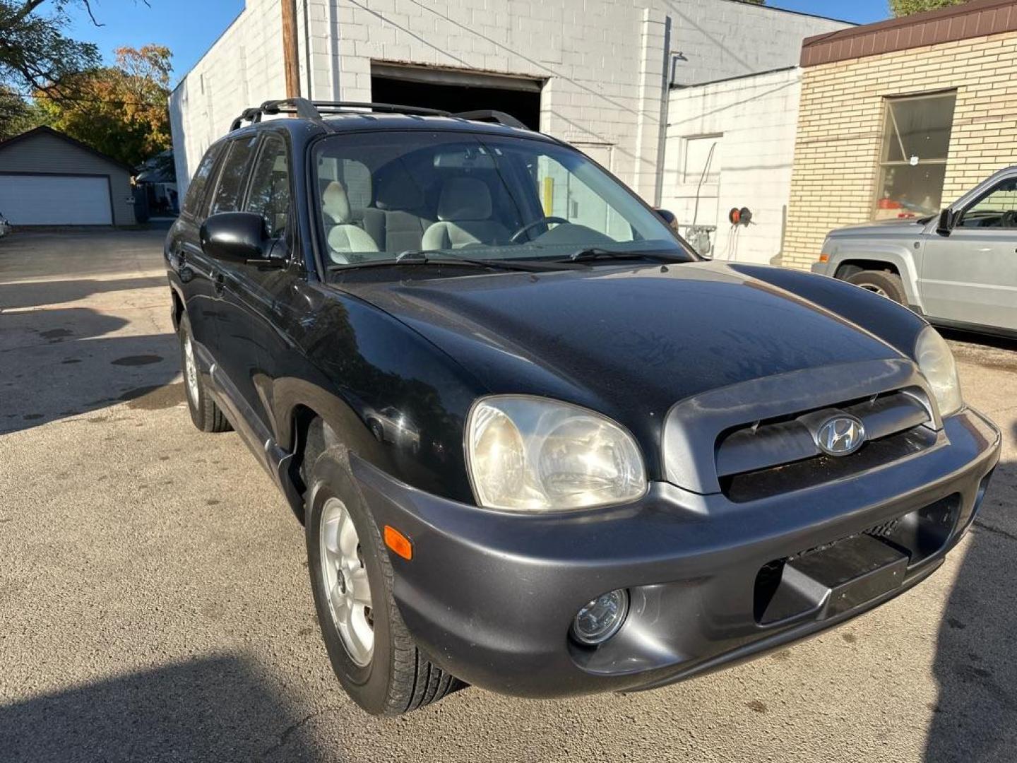 2006 BLACK HYUNDAI SANTA FE GLS (KM8SC73D36U) with an 2.7L engine, Automatic transmission, located at 1708 Broadway, Rockford, IL, 61104, (815) 397-5010, 42.252522, -89.069359 - Photo#3