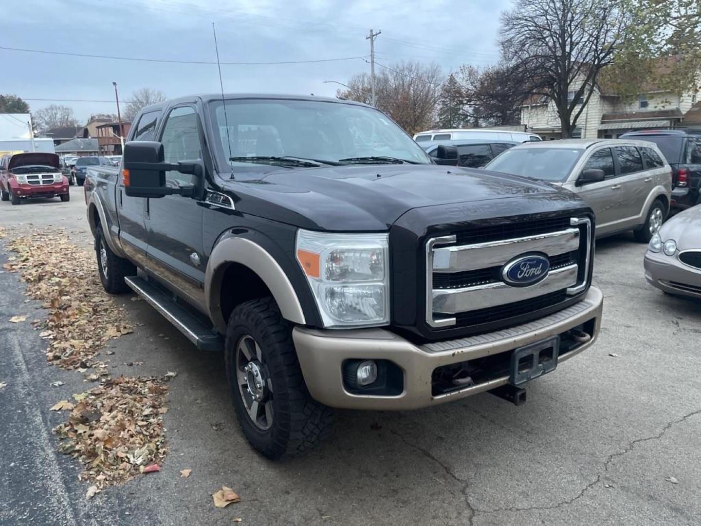 2013 BLACK FORD F250 SUPER DUTY (1FT7W2BTXDE) with an 6.7L engine, Automatic transmission, located at 1708 Broadway, Rockford, IL, 61104, (815) 397-5010, 42.252522, -89.069359 - Photo#1