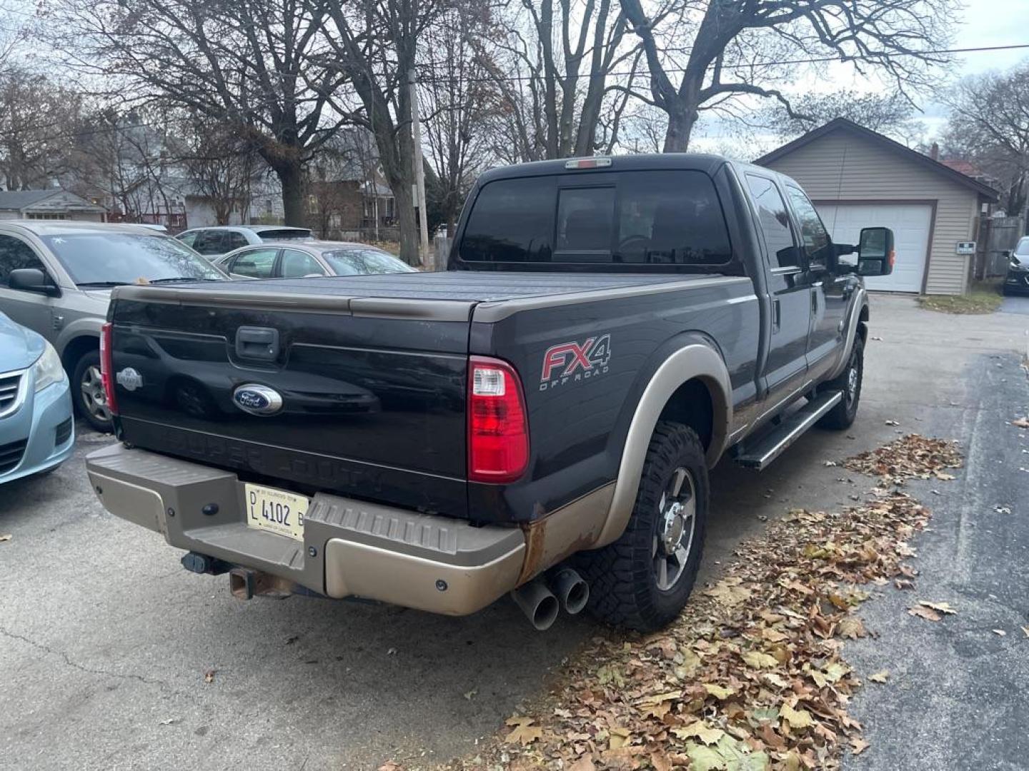 2013 BLACK FORD F250 SUPER DUTY (1FT7W2BTXDE) with an 6.7L engine, Automatic transmission, located at 1708 Broadway, Rockford, IL, 61104, (815) 397-5010, 42.252522, -89.069359 - Photo#2