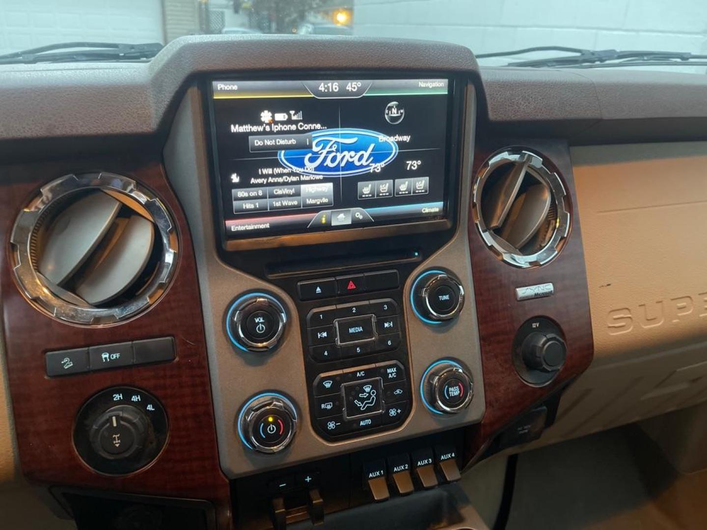 2013 BLACK FORD F250 SUPER DUTY (1FT7W2BTXDE) with an 6.7L engine, Automatic transmission, located at 1708 Broadway, Rockford, IL, 61104, (815) 397-5010, 42.252522, -89.069359 - Photo#6