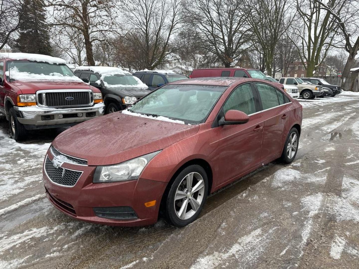 2013 BROWN CHEVROLET CRUZE LT (1G1PE5SB0D7) with an 1.4L engine, Automatic transmission, located at 1708 Broadway, Rockford, IL, 61104, (815) 397-5010, 42.252522, -89.069359 - Photo#0