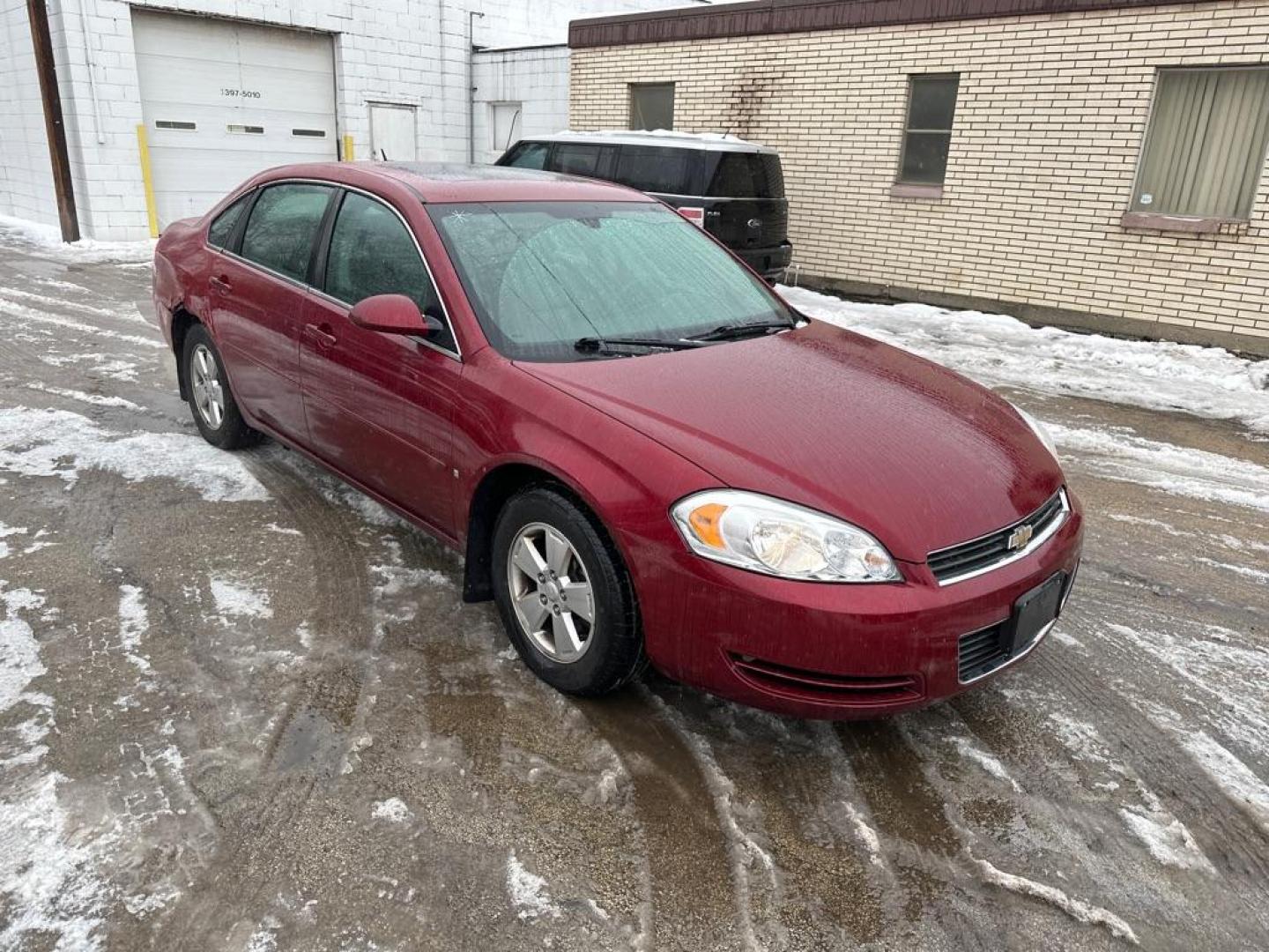 2008 RED CHEVROLET IMPALA LT (2G1WT58K981) with an 3.5L engine, Automatic transmission, located at 1708 Broadway, Rockford, IL, 61104, (815) 397-5010, 42.252522, -89.069359 - Photo#3