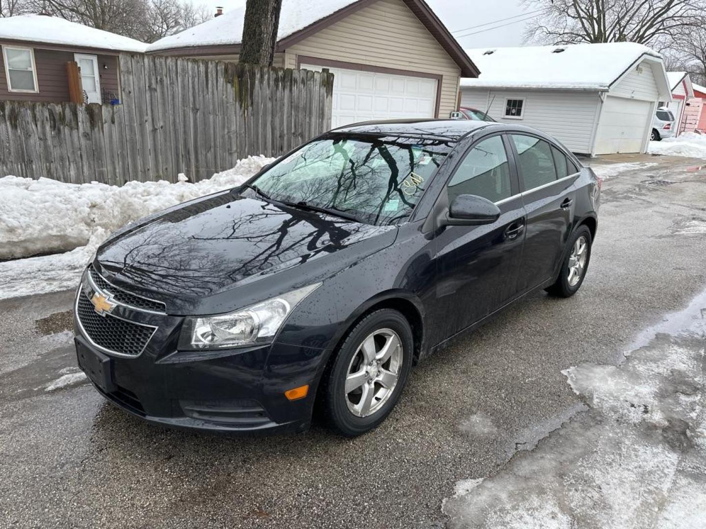 2012 BLACK CHEVROLET CRUZE LT (1G1PF5SC1C7) with an 1.4L engine, Automatic transmission, located at 1708 Broadway, Rockford, IL, 61104, (815) 397-5010, 42.252522, -89.069359 - Photo#0