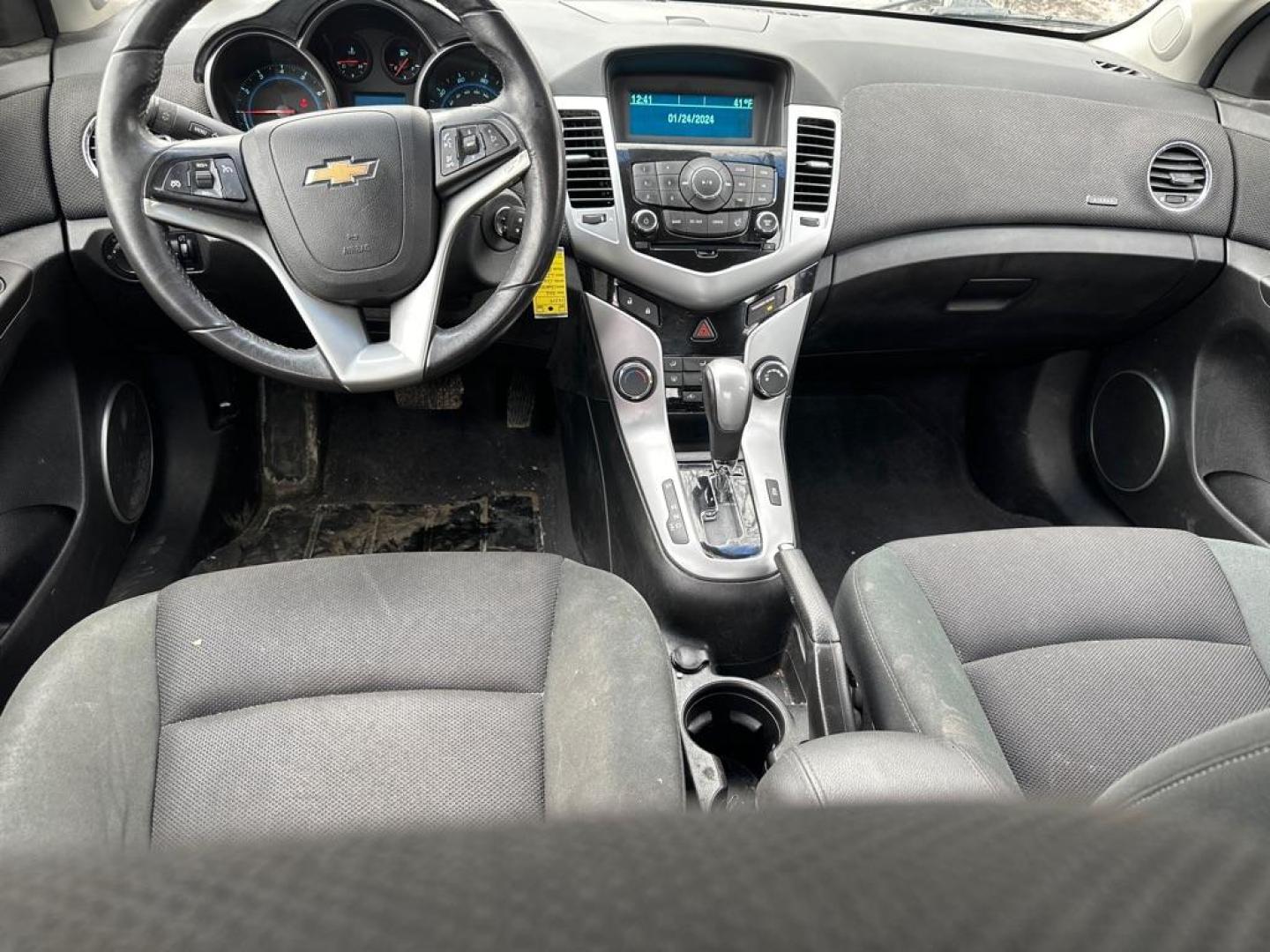 2012 BLACK CHEVROLET CRUZE LT (1G1PF5SC1C7) with an 1.4L engine, Automatic transmission, located at 1708 Broadway, Rockford, IL, 61104, (815) 397-5010, 42.252522, -89.069359 - Photo#7