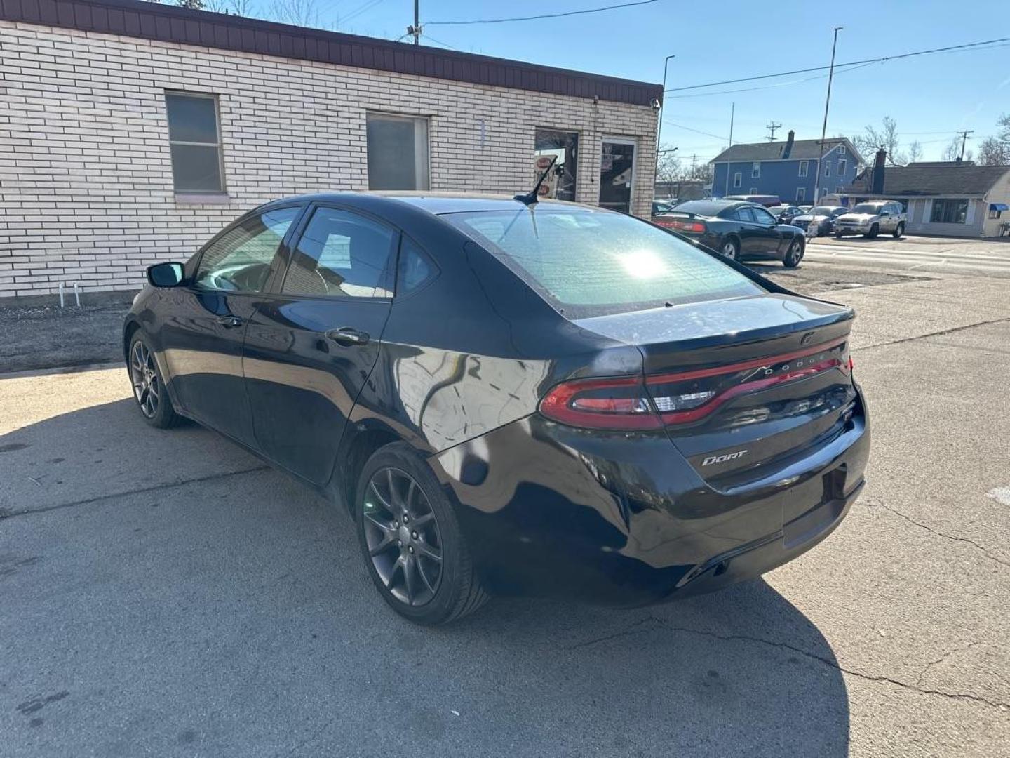 2013 BLACK DODGE DART SE (1C3CDFAH0DD) with an 1.4L engine, Automatic transmission, located at 1708 Broadway, Rockford, IL, 61104, (815) 397-5010, 42.252522, -89.069359 - Photo#1