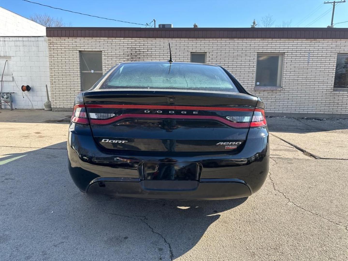 2013 BLACK DODGE DART SE (1C3CDFAH0DD) with an 1.4L engine, Automatic transmission, located at 1708 Broadway, Rockford, IL, 61104, (815) 397-5010, 42.252522, -89.069359 - Photo#2