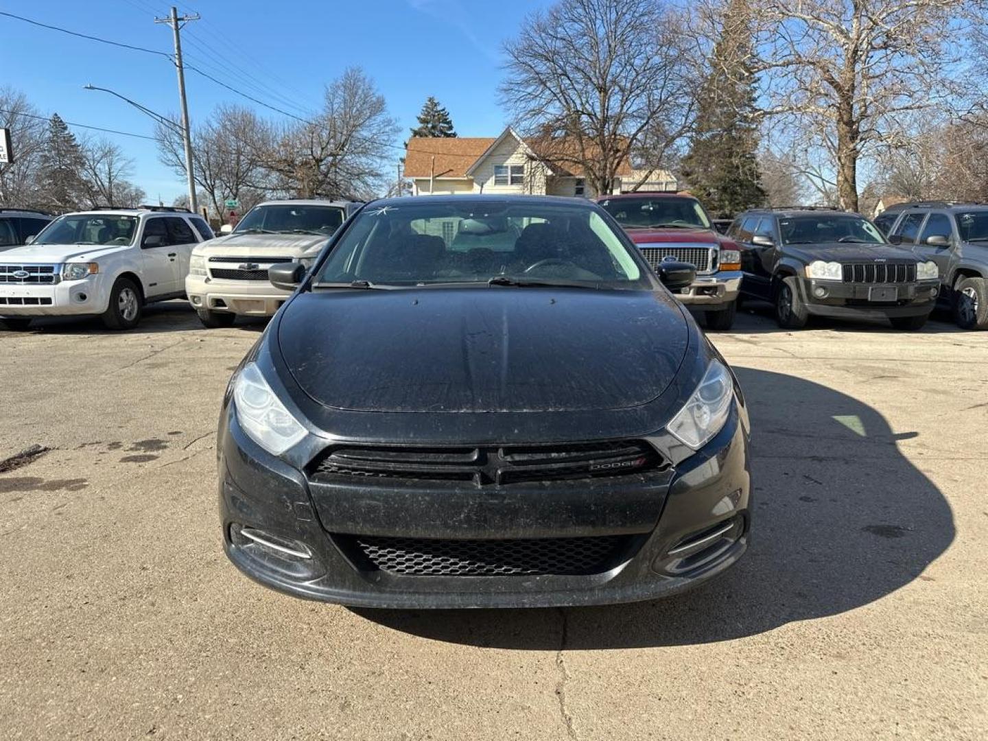 2013 BLACK DODGE DART SE (1C3CDFAH0DD) with an 1.4L engine, Automatic transmission, located at 1708 Broadway, Rockford, IL, 61104, (815) 397-5010, 42.252522, -89.069359 - Photo#5