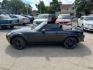 2006 BLACK MAZDA MX-5 MIATA (JM1NC25F760) with an 2.0L engine, 6-Speed Manual transmission, located at 1708 Broadway, Rockford, IL, 61104, (815) 397-5010, 42.252522, -89.069359 - Photo#4