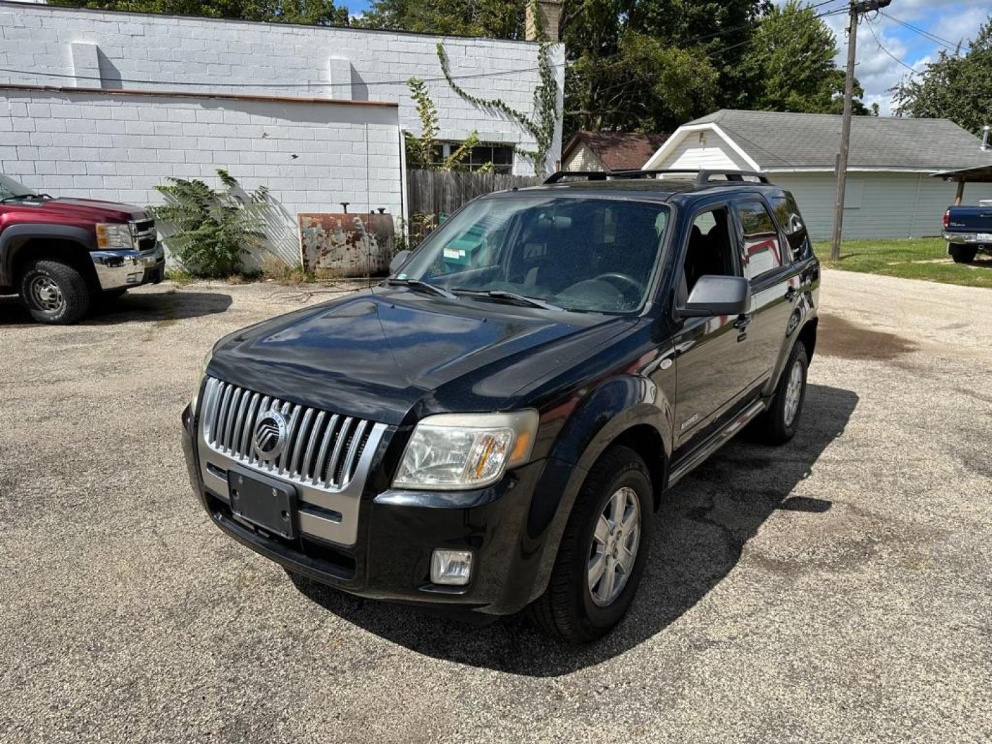 2008 BLACK MERCURY MARINER (4M2CU91178K) with an 3.0L engine, Automatic transmission, located at 1708 Broadway, Rockford, IL, 61104, (815) 397-5010, 42.252522, -89.069359 - Photo#0