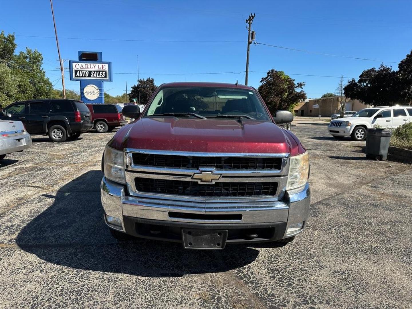 2008 MAROON CHEVROLET SILVERADO 2500 HEAVY DUTY (1GCHK23608F) with an 6.6L engine, Automatic transmission, located at 1708 Broadway, Rockford, IL, 61104, (815) 397-5010, 42.252522, -89.069359 - Photo#1