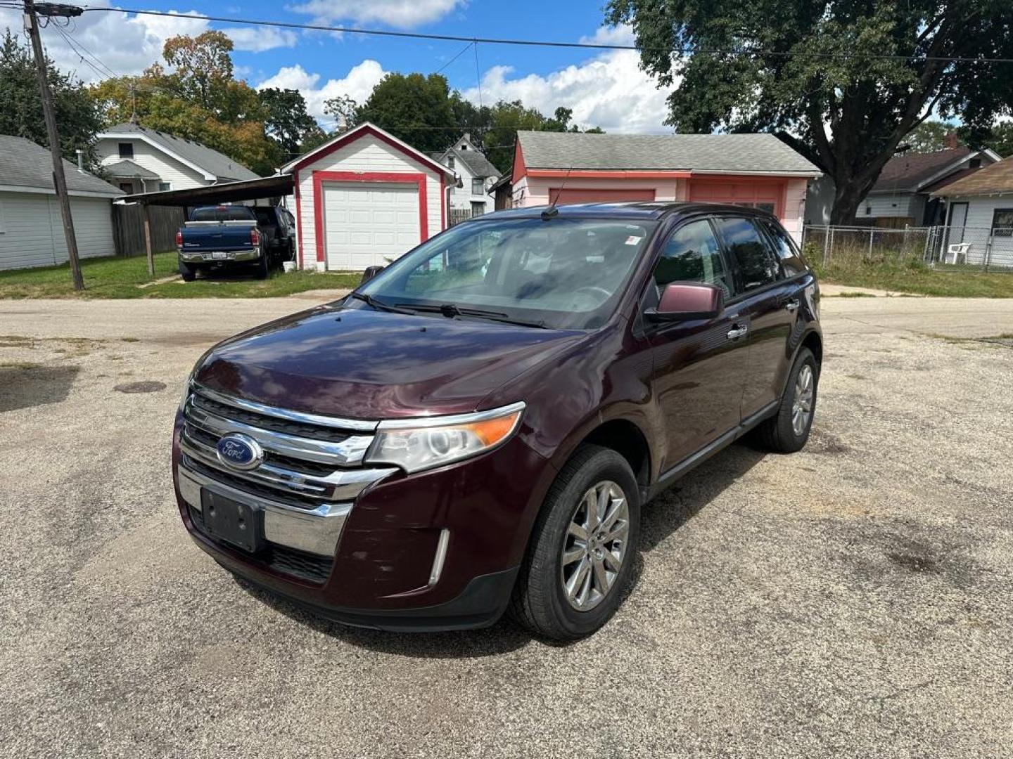 2011 MAROON FORD EDGE SEL (2FMDK4JC5BB) with an 3.5L engine, Automatic transmission, located at 1708 Broadway, Rockford, IL, 61104, (815) 397-5010, 42.252522, -89.069359 - Photo#0