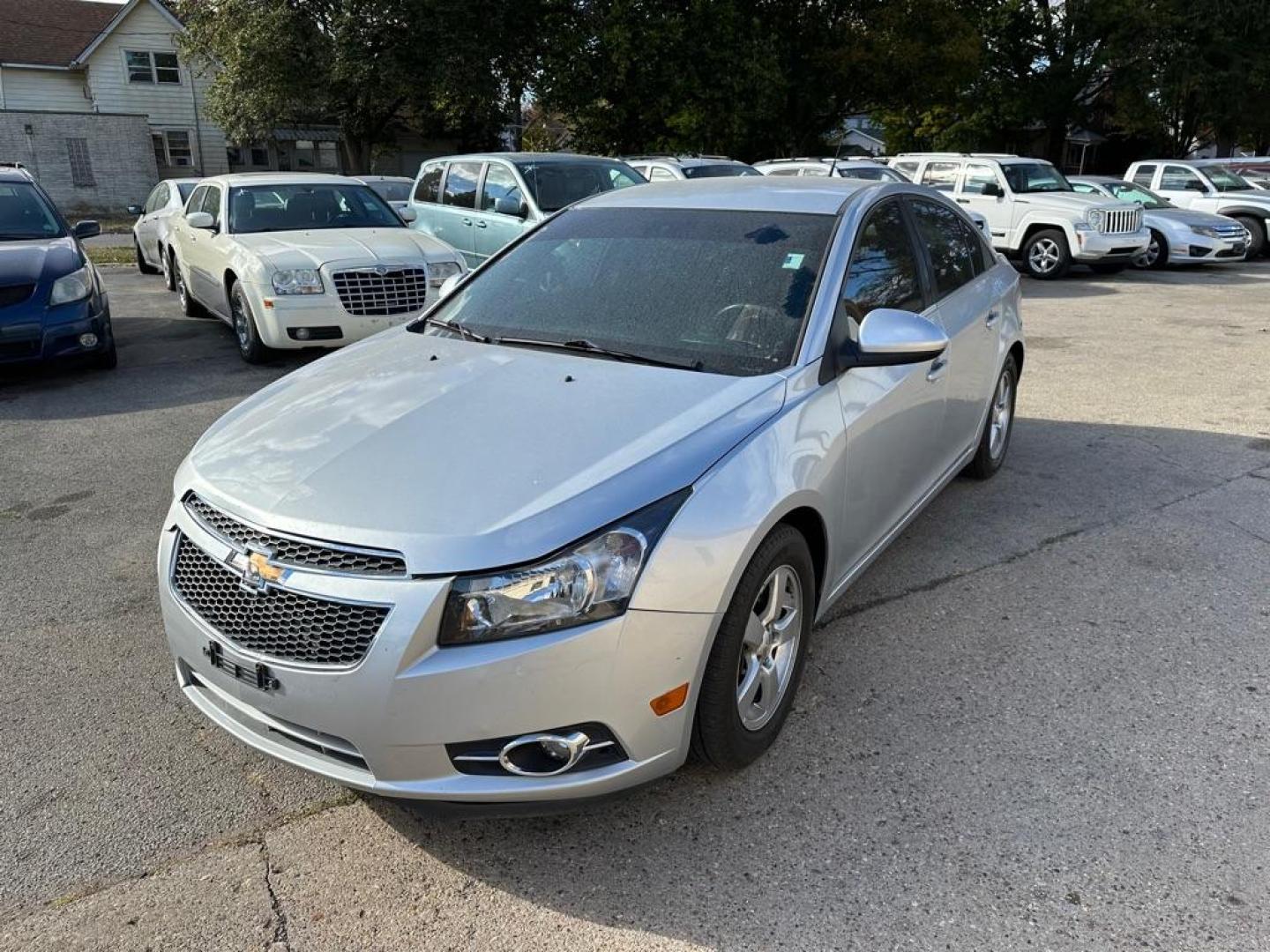 2014 SILVER CHEVROLET CRUZE LT (1G1PC5SB2E7) with an 1.4L engine, Automatic transmission, located at 1708 Broadway, Rockford, IL, 61104, (815) 397-5010, 42.252522, -89.069359 - Photo#0