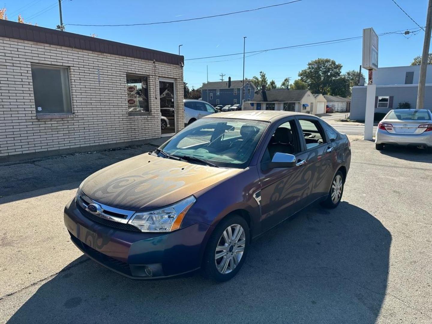 2008 BLUE FORD FOCUS SE (1FAHP35N68W) with an 2.0L engine, Automatic transmission, located at 1708 Broadway, Rockford, IL, 61104, (815) 397-5010, 42.252522, -89.069359 - Photo#0