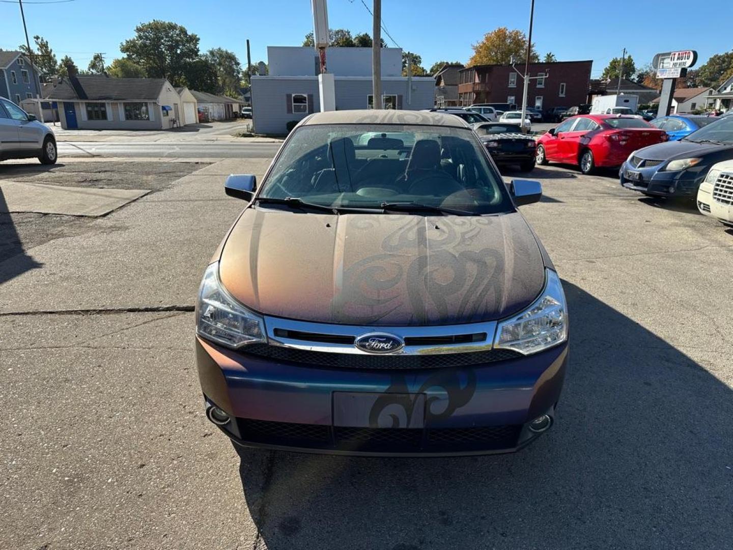 2008 BLUE FORD FOCUS SE (1FAHP35N68W) with an 2.0L engine, Automatic transmission, located at 1708 Broadway, Rockford, IL, 61104, (815) 397-5010, 42.252522, -89.069359 - Photo#1