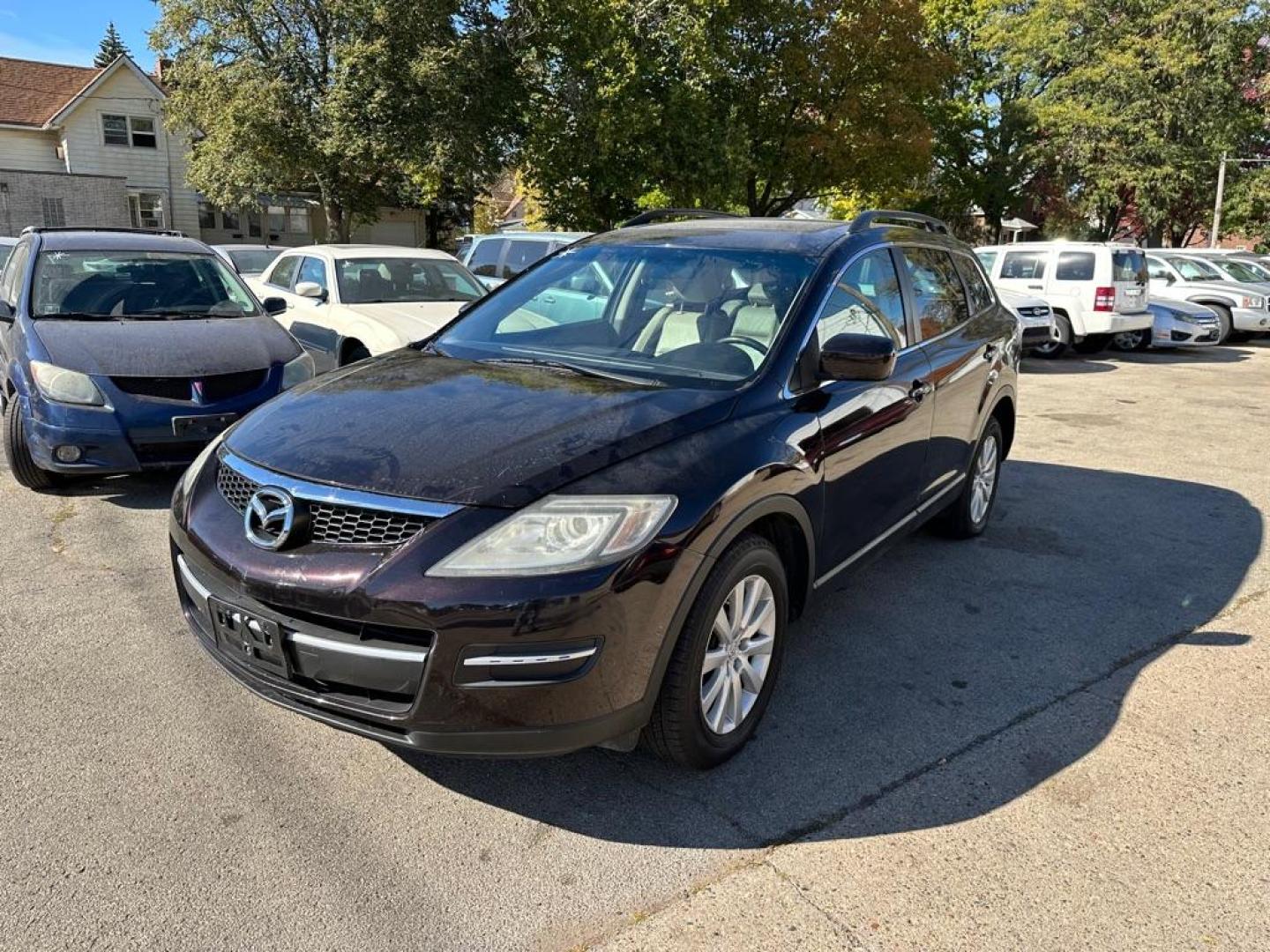 2008 PURPLE MAZDA CX-9 (JM3TB28A780) with an 3.7L engine, Automatic transmission, located at 1708 Broadway, Rockford, IL, 61104, (815) 397-5010, 42.252522, -89.069359 - Photo#0