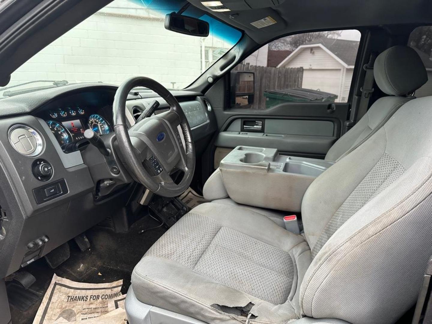 2013 BLACK FORD F150 SUPER CAB (1FTFX1EF3DK) with an 5.0L engine, Automatic transmission, located at 1708 Broadway, Rockford, IL, 61104, (815) 397-5010, 42.252522, -89.069359 - Photo#10