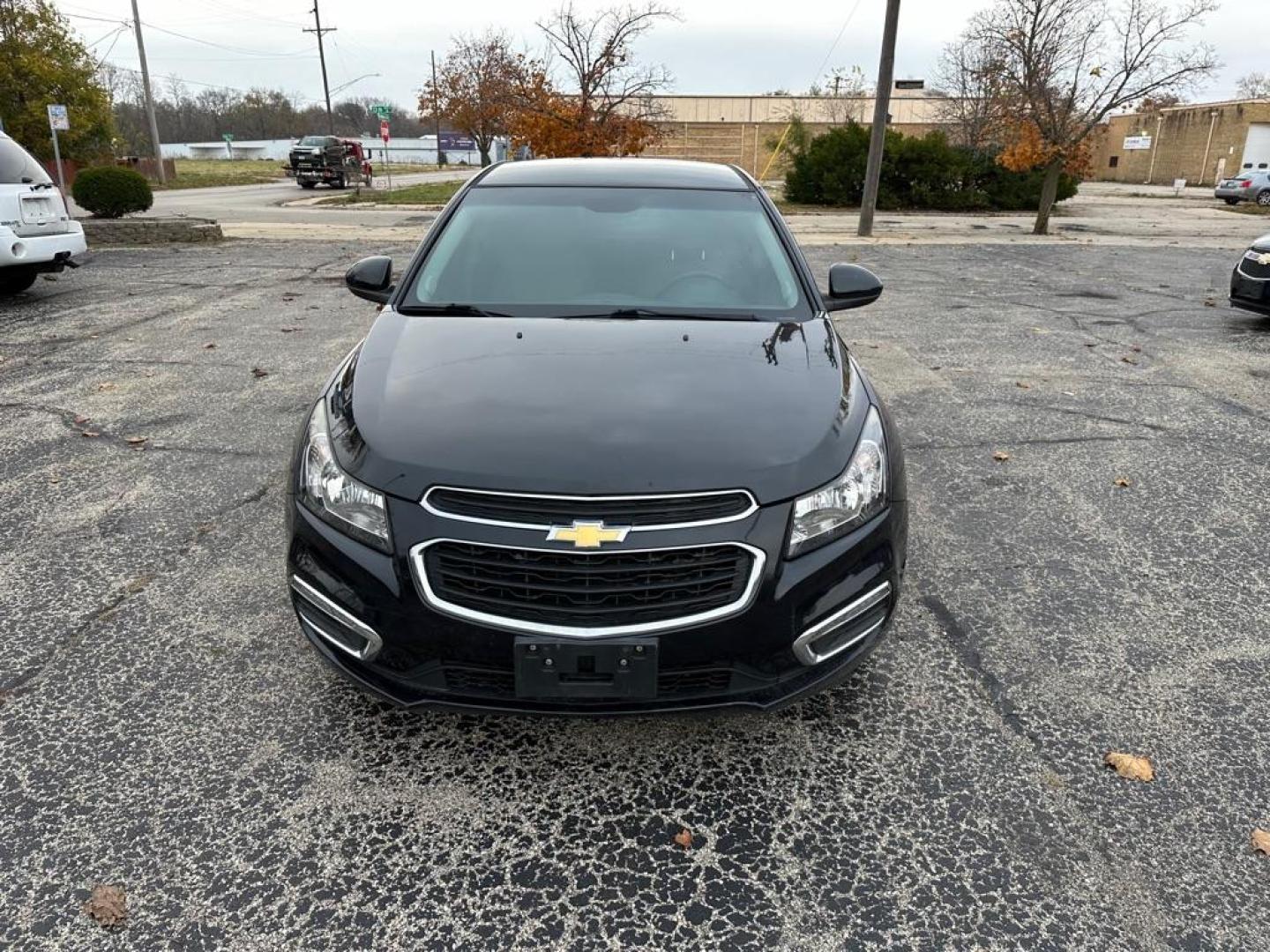 2015 BLACK CHEVROLET CRUZE LT (1G1PC5SBXF7) with an 1.4L engine, Automatic transmission, located at 1708 Broadway, Rockford, IL, 61104, (815) 397-5010, 42.252522, -89.069359 - Photo#1