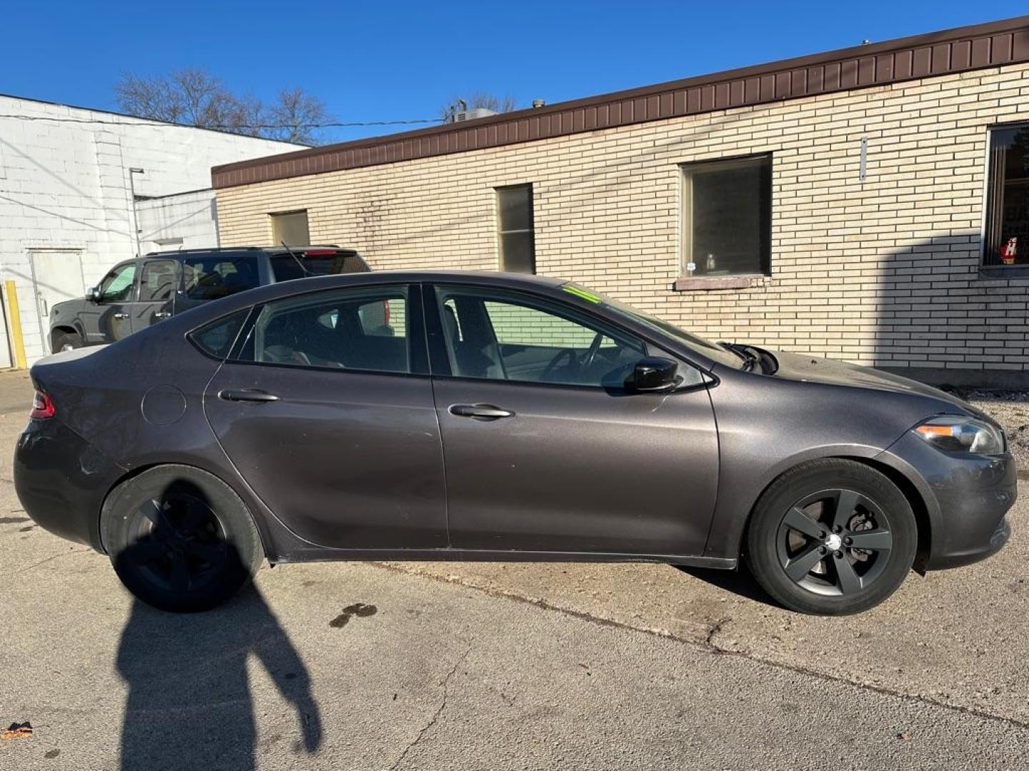 2016 GRAY DODGE DART SXT (1C3CDFBB3GD) with an 2.4L engine, 6-Speed Manual transmission, located at 1708 Broadway, Rockford, IL, 61104, (815) 397-5010, 42.252522, -89.069359 - Photo#3