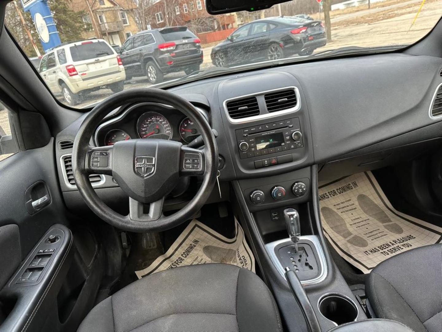 2013 WHITE DODGE AVENGER SE (1C3CDZAG0DN) with an 3.6L engine, Automatic transmission, located at 1708 Broadway, Rockford, IL, 61104, (815) 397-5010, 42.252522, -89.069359 - Photo#7