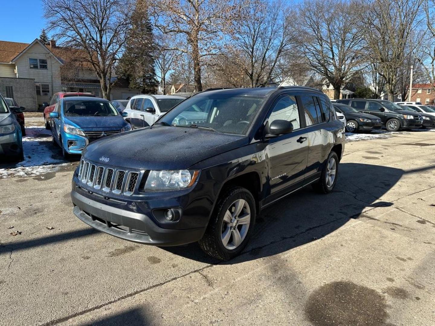 2016 BLUE JEEP COMPASS SPORT (1C4NJCBA6GD) with an 2.0L engine, Continuously Variable transmission, located at 1708 Broadway, Rockford, IL, 61104, (815) 397-5010, 42.252522, -89.069359 - Photo#0