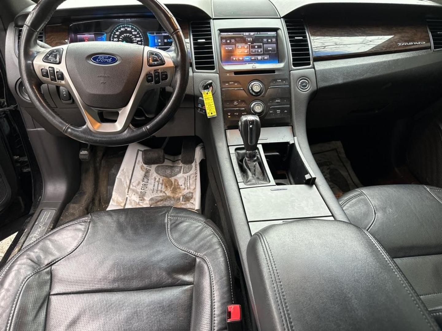 2013 BLACK FORD TAURUS LIMITED (1FAHP2F82DG) with an 3.5L engine, Automatic transmission, located at 1708 Broadway, Rockford, IL, 61104, (815) 397-5010, 42.252522, -89.069359 - Photo#7