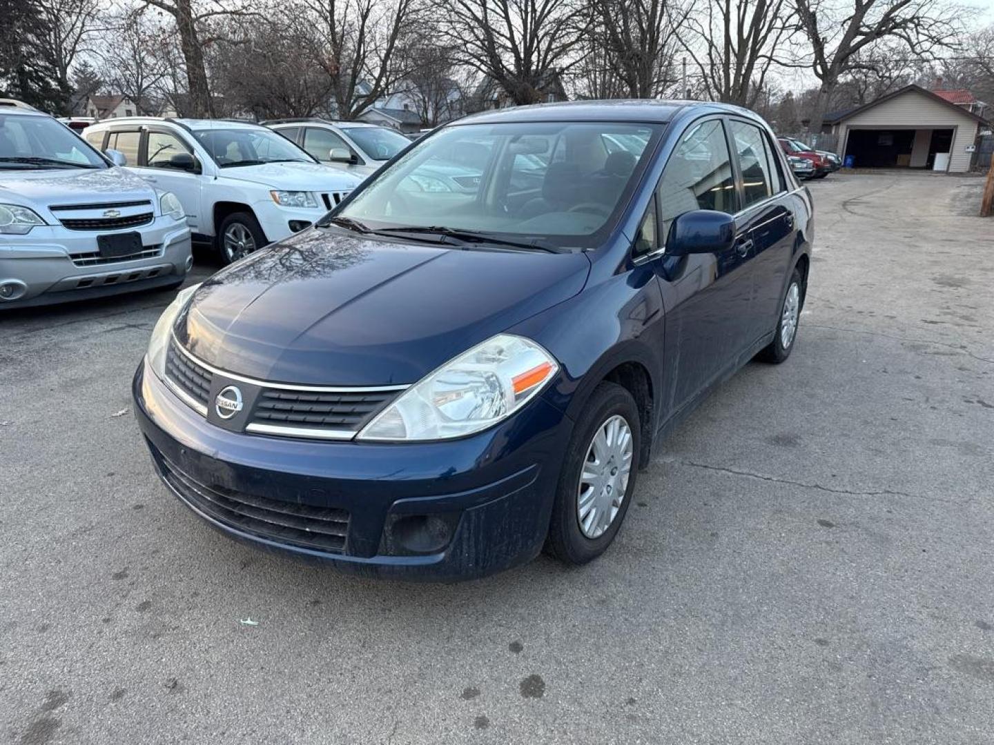 2008 BLUE NISSAN VERSA S (3N1BC11E08L) with an 1.8L engine, Continuously Variable transmission, located at 1708 Broadway, Rockford, IL, 61104, (815) 397-5010, 42.252522, -89.069359 - Photo#0